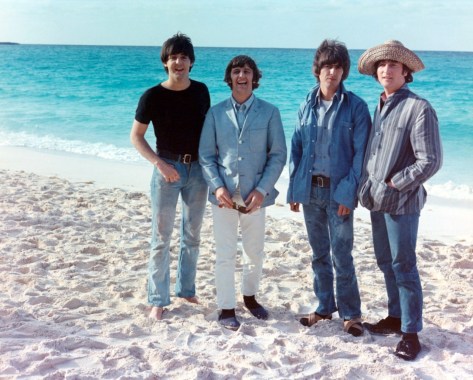 Beatles help beach